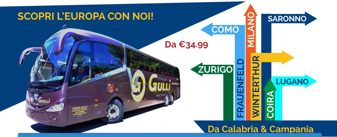 Gullì Bus - viaggi in Italia e Europa